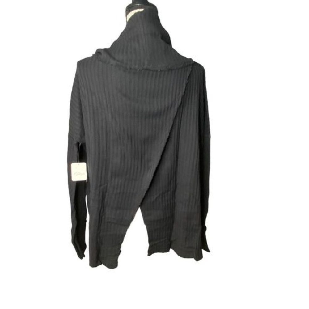 Free People Juicy Sweater Long Sleeve Cowl Neck Black S - Picture 4 of 10